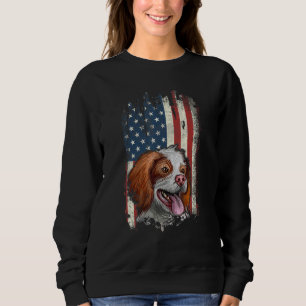 Bretagne Spaniel-Amerikaanse vlag Patrioti Trui