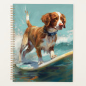 Bretagne Spaniel Beach Surf Peinture (Devant)