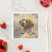 Bretagne Spaniel Kunst, Servet (Insitu)