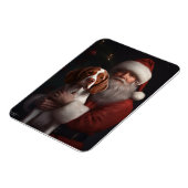 Bretagne Spaniël Met Kerstmis Magneet (Linkerzijde)