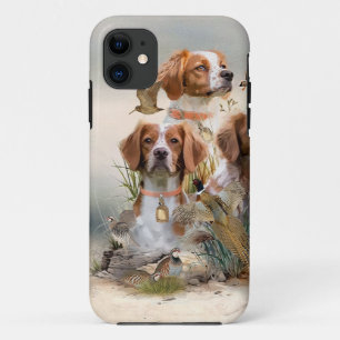 Bretagne Spaniel, Passie voor vogels iPhone 11 Hoesje