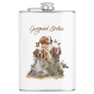 Bretagne Spaniel, Passie voor vogels Heupfles