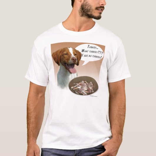 Bretagne Spaniel Turkije T-shirt (Voorkant)