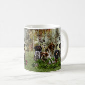 Bretagne Spanjaarden, vogeljacht Koffiemok (Voorkant rechts)
