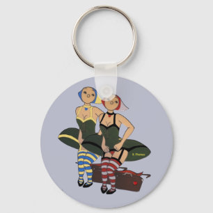 Bretagse badge sleutelhanger