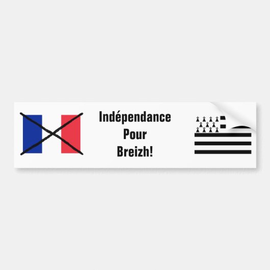 Bretany Independence bumper Bumpersticker (Voorkant)