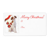 Bretany Spaniel Gift Labels (Voorkant)