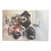 Breton Spaniel Kussensloop (Achterkant)