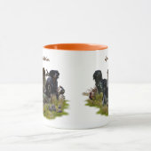  Breton Spaniels,   Vogeljacht   Mok (Midden)