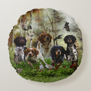Breton Spaniels, Vogeljacht Rond Kussen