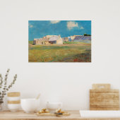 Breton Village - Odilon Redon Fine Art Poster (Keuken)