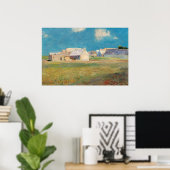 Breton Village - Odilon Redon Fine Art Poster (Thuiskantoor)