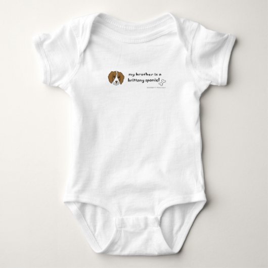 bretonse spaniel romper (Voorkant)