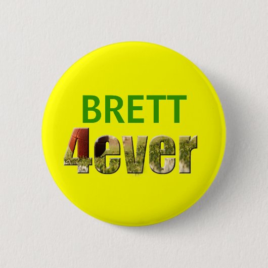 Brett 4ever ronde button 5,7 cm (Voorkant)