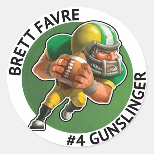Brett Favre Sticker (Voorkant)