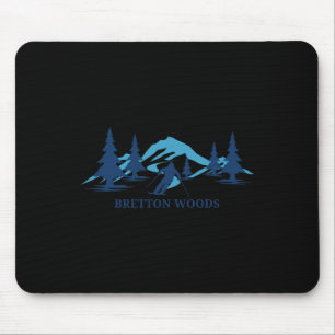 Bretton Bossen New Hampshire Ski Resort Skiën Muismat