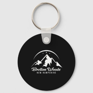 Bretton Bossen New Hampshire Ski Resort Skiing Sno Sleutelhanger