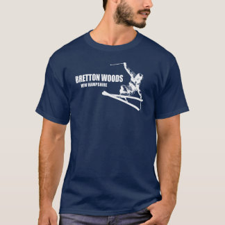 Bretton Bossen New Hampshire skiër T-shirt