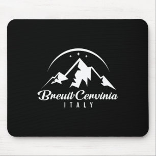 Breuil-cervinia Italië Skigebied Snowboardi Muismat