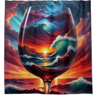 "Breuk van Rhapsody" Douchegordijn