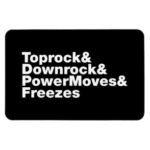 Breukbewegingen (Breakdansen) Magneet