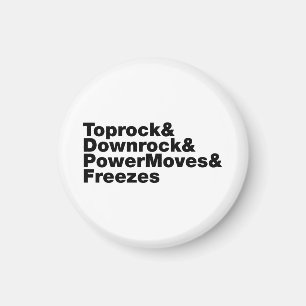 Breukbewegingen (Breakdansen) Magneet