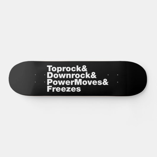 Breukbewegingen (Breakdansen) Skateboard (Horizontaal)