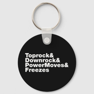 Breukbewegingen (Breakdansen) Sleutelhanger