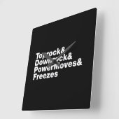 Breukbewegingen (Breakdansen) Vierkante Klok (Hoek)