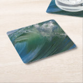 Breukgolf Vierkante Kartonnen Onderzetter (Schuin)