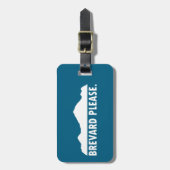 Brevard North Carolina, alstublieft Bagagelabel (Voorkant verticaal)