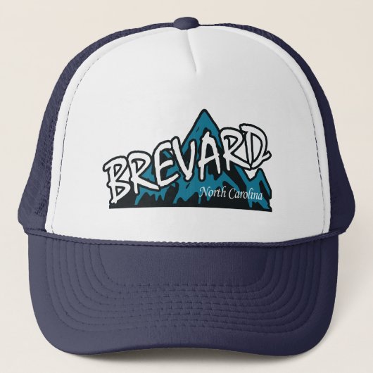 Brevard North Carolina Bergen Trucker Pet (Voorkant)