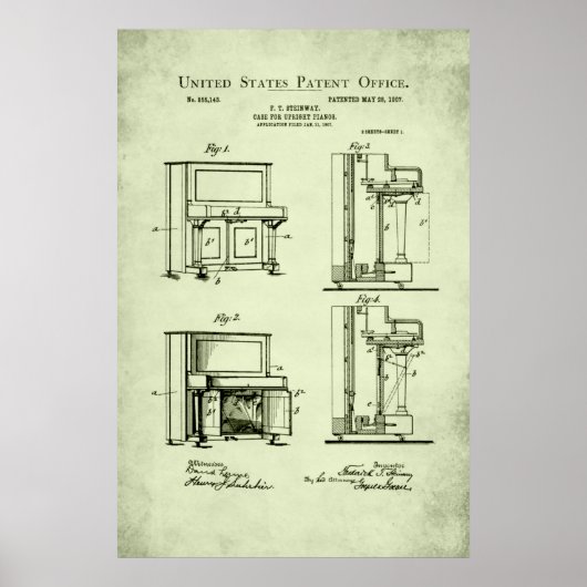 Brevet - Piano Droit - Affiche (Devant)