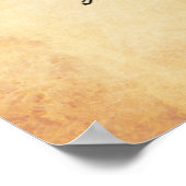 Brevet - Piano droit - Poster (Coin)