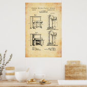 Brevet - Piano droit - Poster (Cuisine)