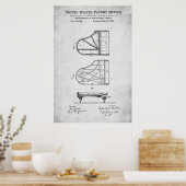 Brevet - Piano - Poster (Cuisine)