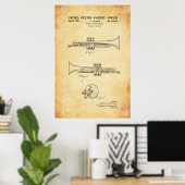 Brevet - Trumpet - Poster (Bureau à domicile)