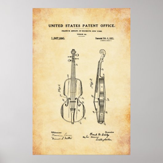Brevet - Violon - Affiche (Devant)