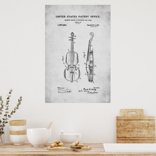 Brevet - Violon - Poster (Cuisine)