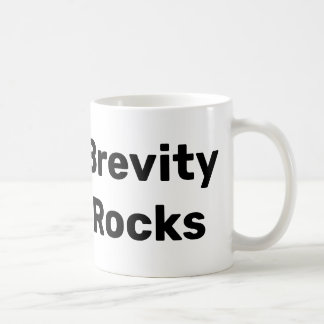 Brevity Rocks Mug à gauche