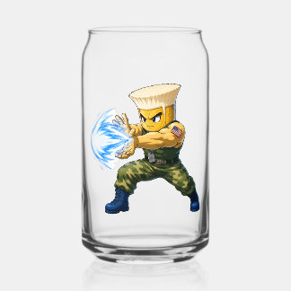 Brew Fighter Lager Kan Glas