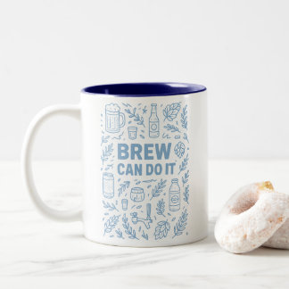 Brew kan het tweekleurige koffiemok