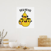 Brew-nana Funny Banana Pun Poster (Keuken)