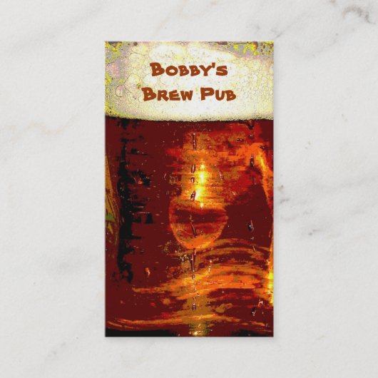 Brew Pub Visitekaartje (Voorkant)