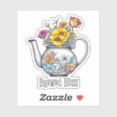 Brewed Bliss Theepot Sticker (Vel)