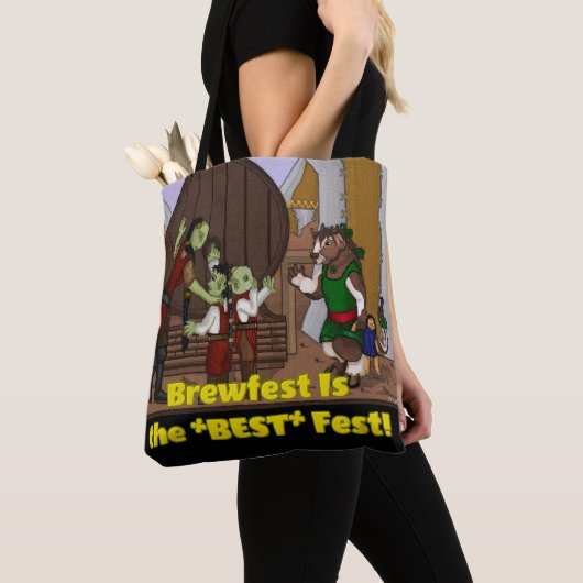 Brewfest is het beste feest (schouder): draagtas (Dichtbij)