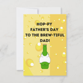 Brewful Vaderdag Kaart Funny Beer Dad