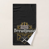 BrewHouse personnalisée Meilleure bière artisanale (Serviette à main)