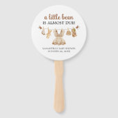 Brewing Coffee Baby Shower Handwaaier (Voorkant)