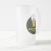 Brewmaster Beer home-brew Dad Matglas Bierpul (Voorkant rechts)